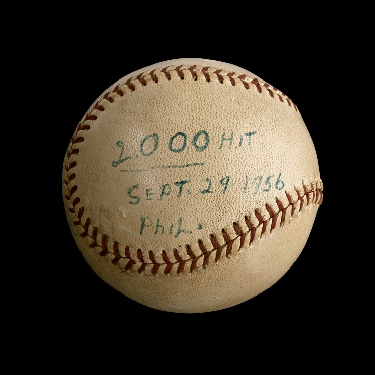 Red Schoendienst Equipment - 2,000th Hit Baseball