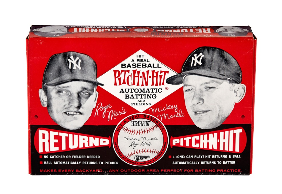 Mickey Mantle & Roger Maris Endorsed Pitch-N-Hit Game