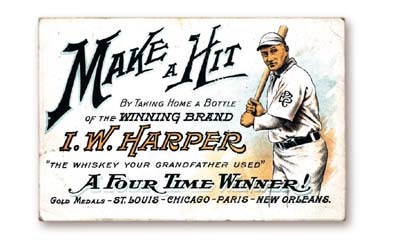 Clemente and Pittsburgh Pirates - 1913 Honus Wagner Harper Whiskey Trade Card