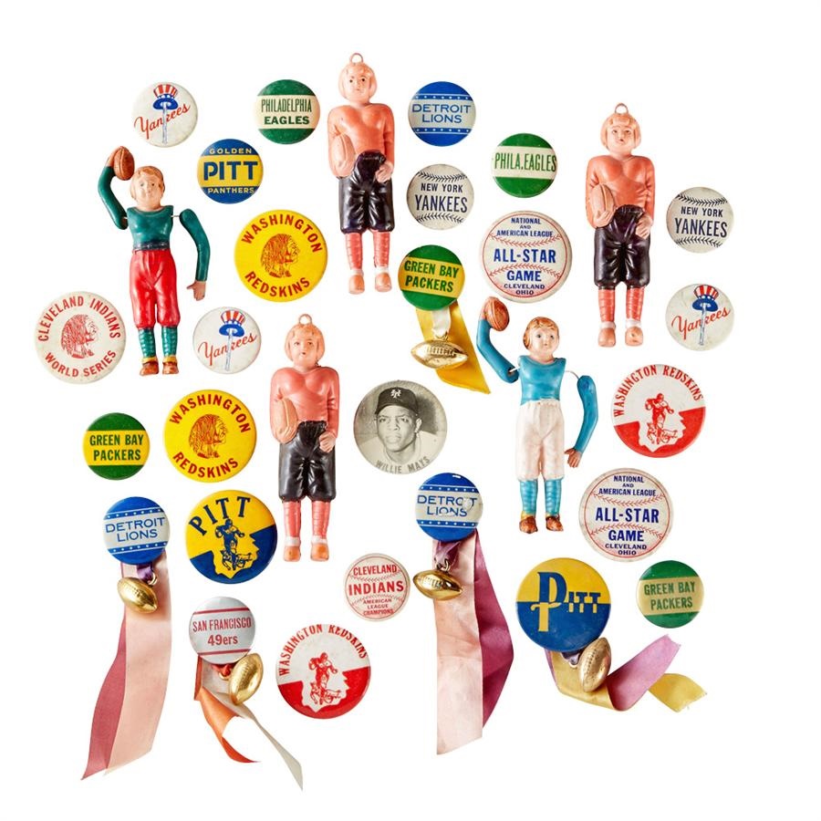 - Collection of Sports Pins (30)