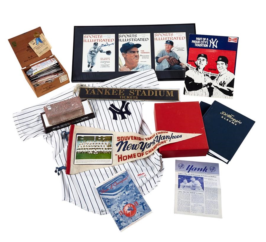 NY Yankees, Giants & Mets - New York Yankees Collection Including Tickets & Autographs (200)