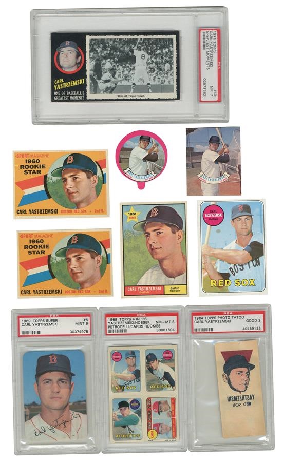 Sports and Non Sports Cards - 1960-1969 Carl Yastrzemski Collection Including Oddball & Rarities (25)