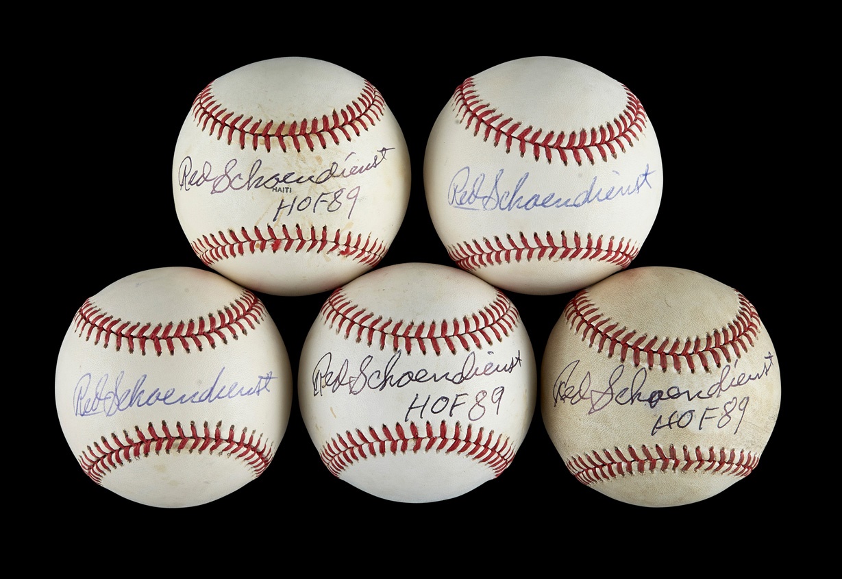 Red Schoendienst Baseballs & Autographs - Red Schoendienst Single-Signed Baseballs (44)