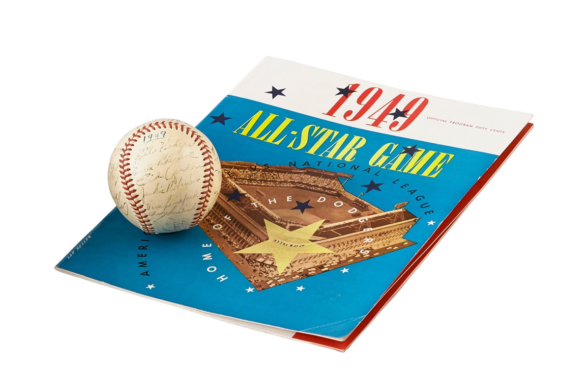Red Schoendienst Baseballs & Autographs - 1949 National League All-Star Team Signed Baseball with Program