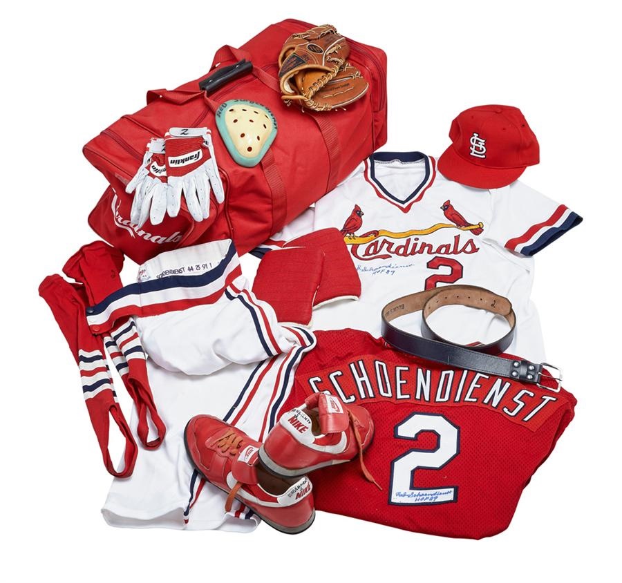 Red Schoendienst Equipment - Complete St. Louis Cardinals Game-Worn Uniform and More