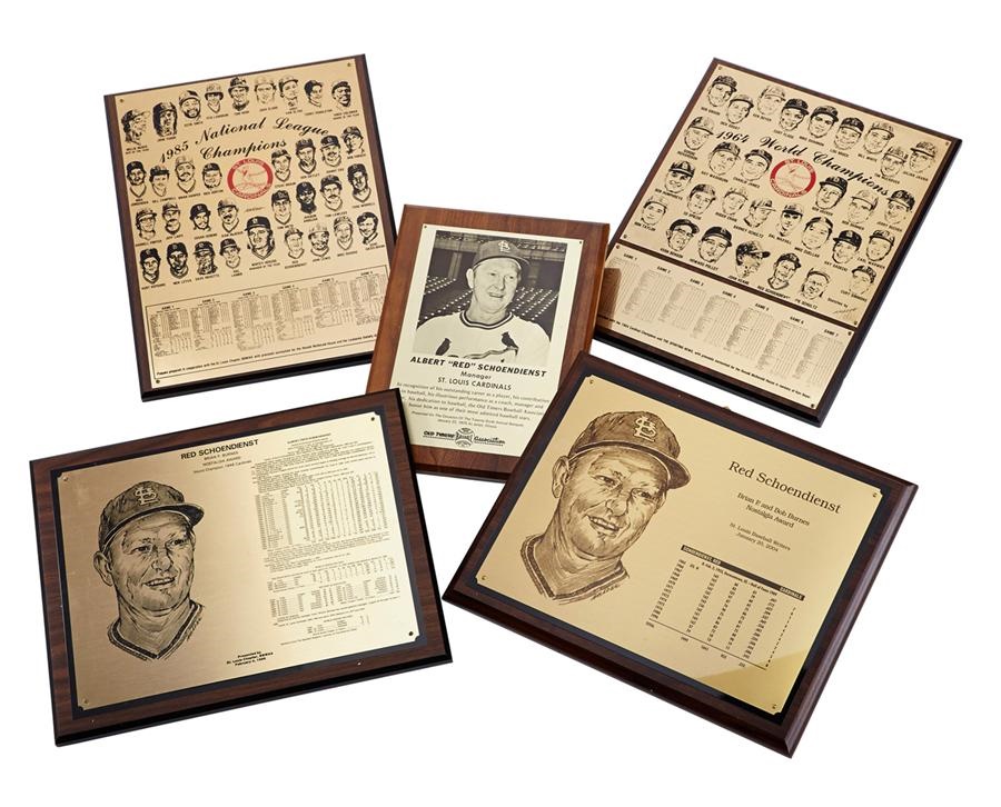 Red Schoendienst Jewelry & Awards - Award Plaques with Red's Image (5)