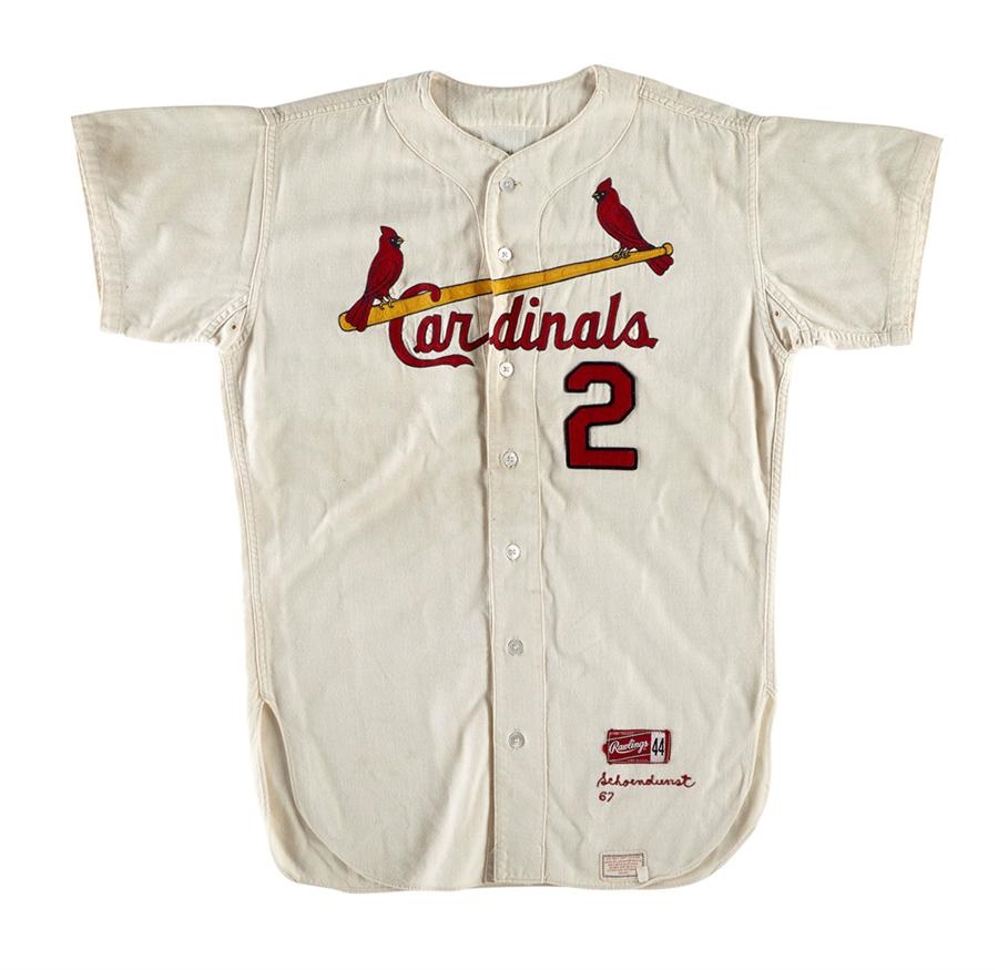 Red Schoendienst Equipment - 1967 St. Louis Cardinals Game-Worn Jersey