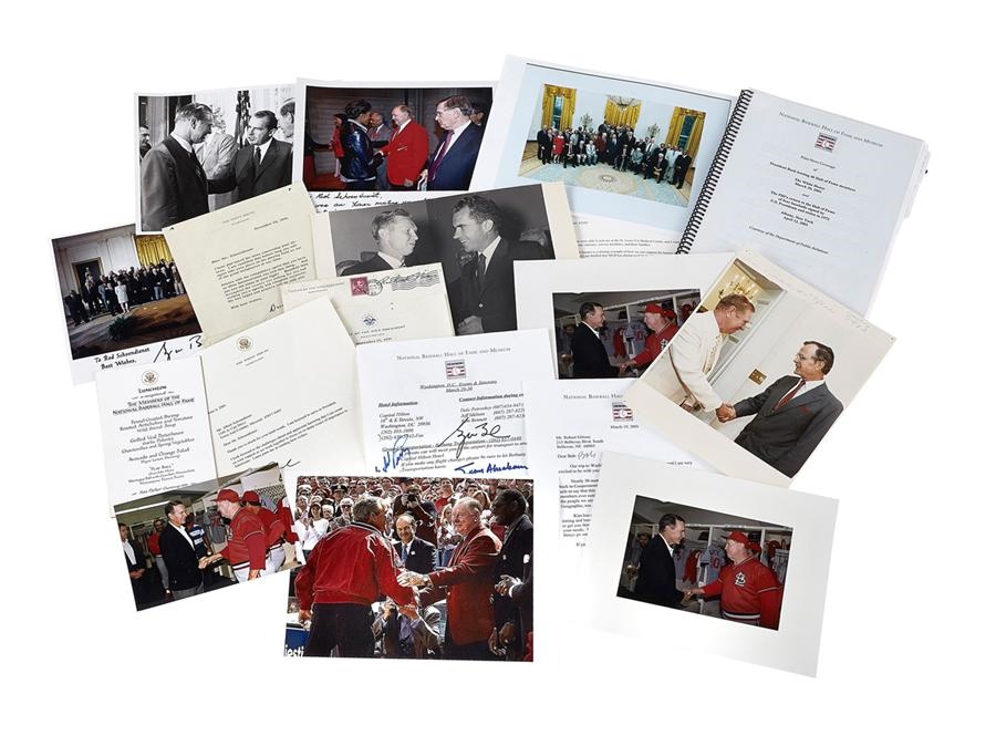 Red Schoendienst Baseballs & Autographs - Presidential Signed Photos, Letters and Ephemera