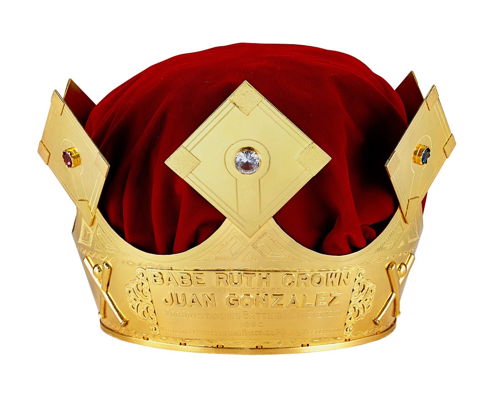 The Juan Gonzalez Collection - 1992 Juan Gonzalez Babe Ruth Crown