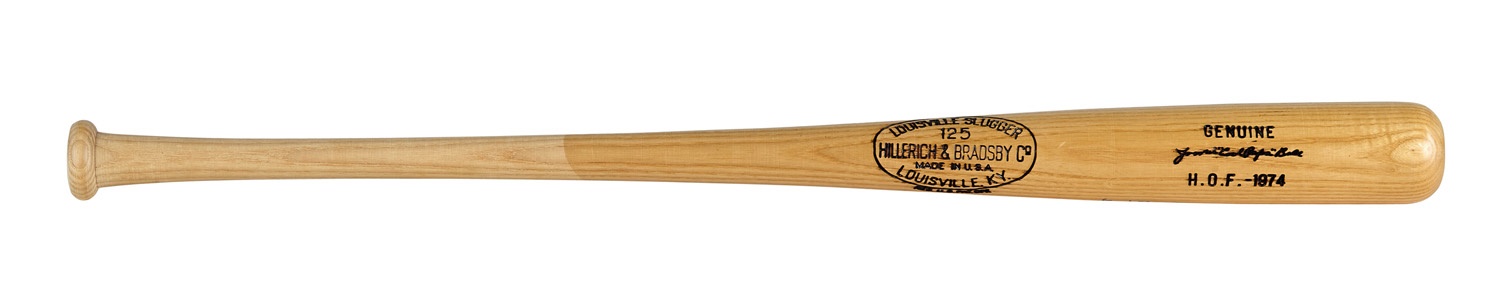 - "Cool Papa" Bell Single-Signed Bat and Baseball