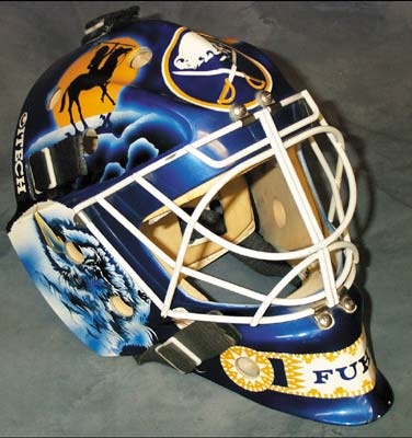 Hockey - Grant Fuhr's 1993-94 Buffalo Sabres Game Worn Goalie Mask