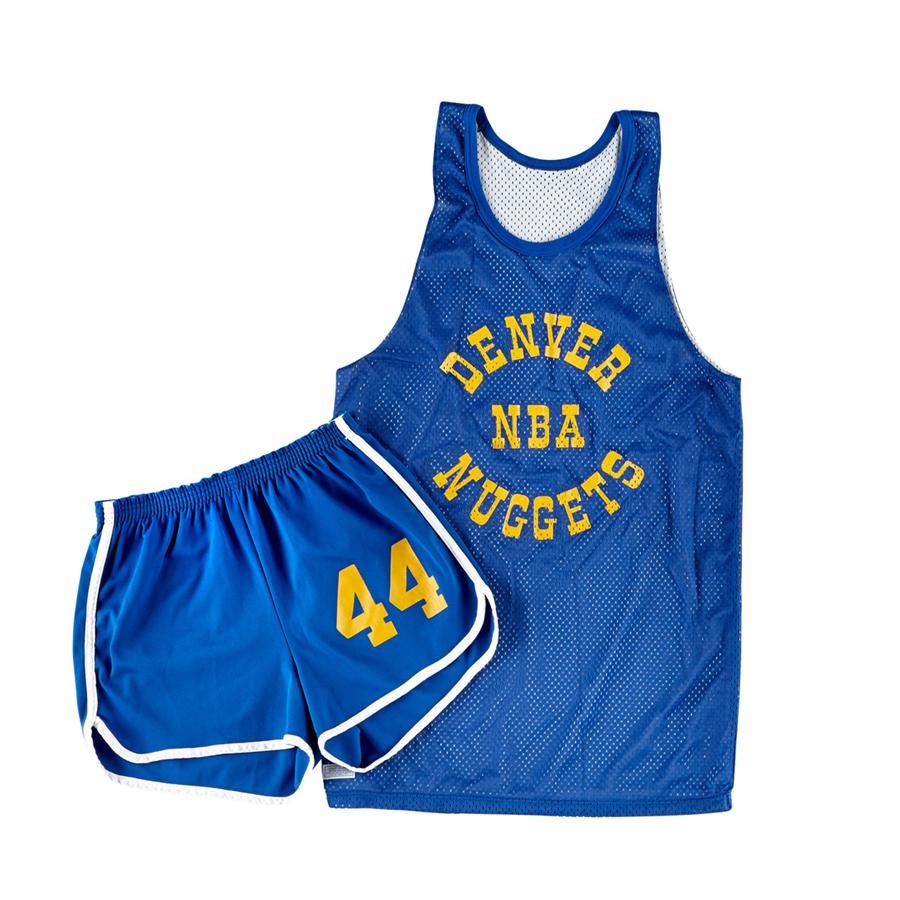 - Dan Issel Denver Nuggets Practice Jersey and Shorts