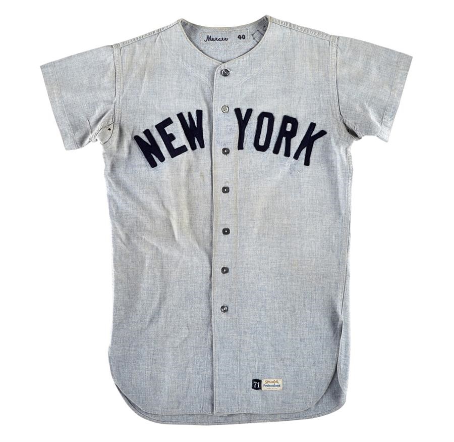 NY Yankees, Giants & Mets - 1971 Bobby Murcer New York Yankees Game-Worn Jersey