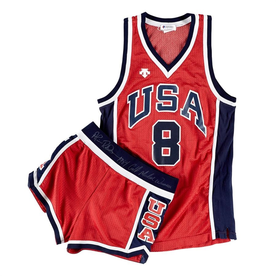 - 1984 Alvin Robertson Game-Worn Olympic Jersey and Shorts (Gold Medal Winner)