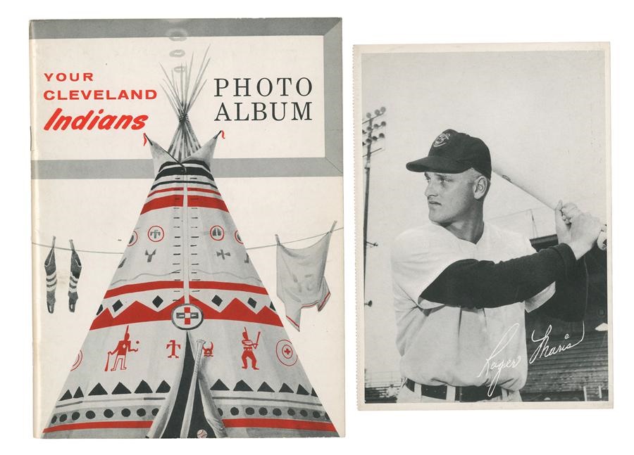 Sports and Non Sports Cards - 1957 Sohio Cleveland Indians Card Set with Album