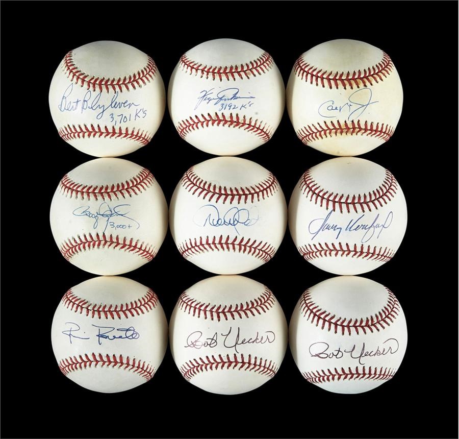 Bob Gibson - Single-Signed Baseball Collection (32)