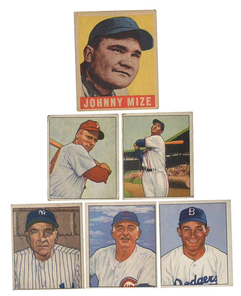 Sports and Non Sports Cards - 1940s-1950 Shoe Box Collection Including Ted Williams & Joe DiMaggio (199)