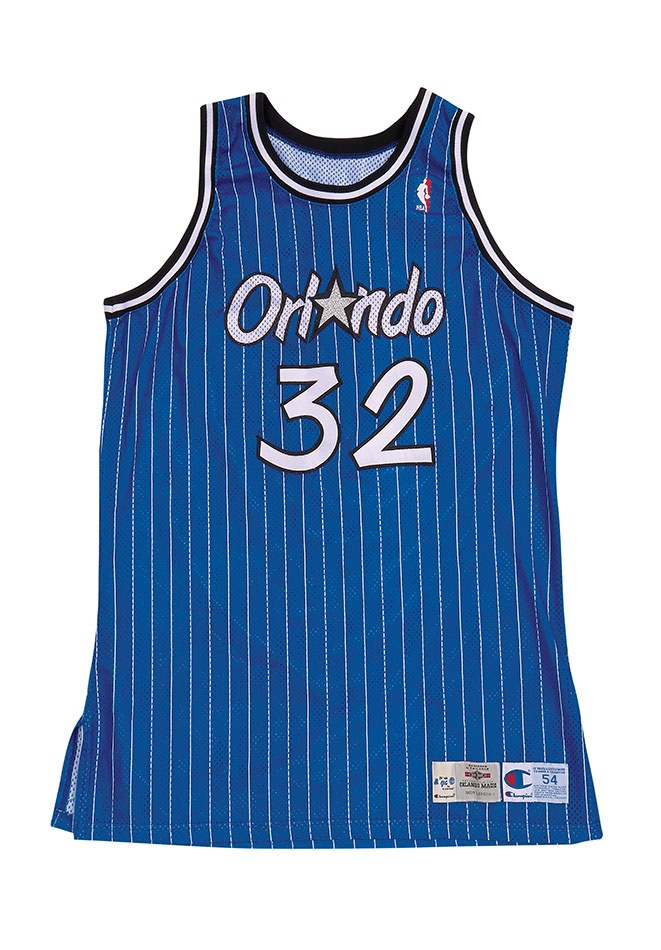 - 1995-96 Shaquille O'Neal Orlando Magic Game Worn Jersey