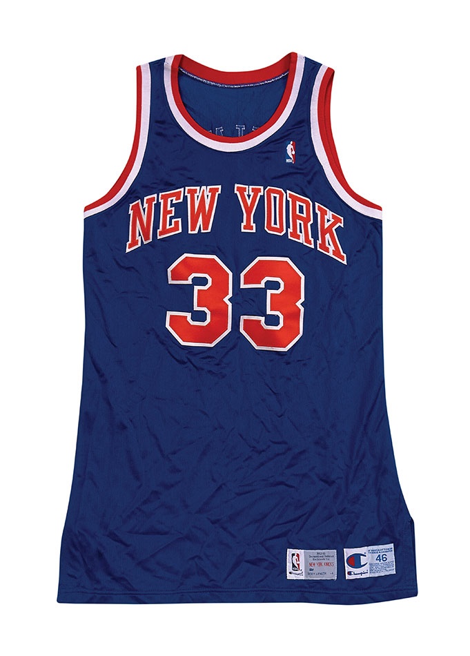 1992-93 Patrick Ewing New York Knicks Game Worn Jersey
