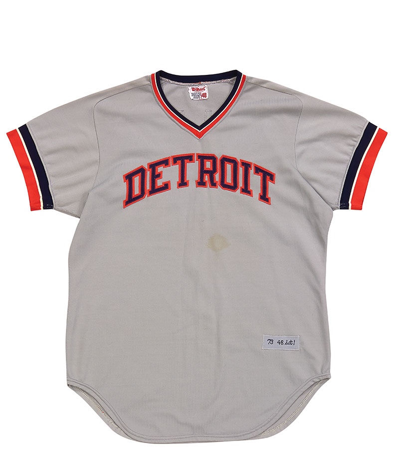 - 1973 Mickey Lolich Detroit Tigers Game Worn Jersey