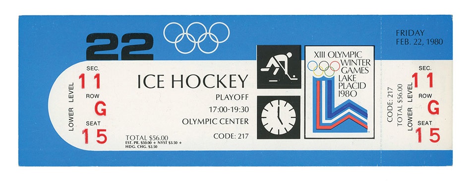 Hockey - Miracle On Ice Full Ticket