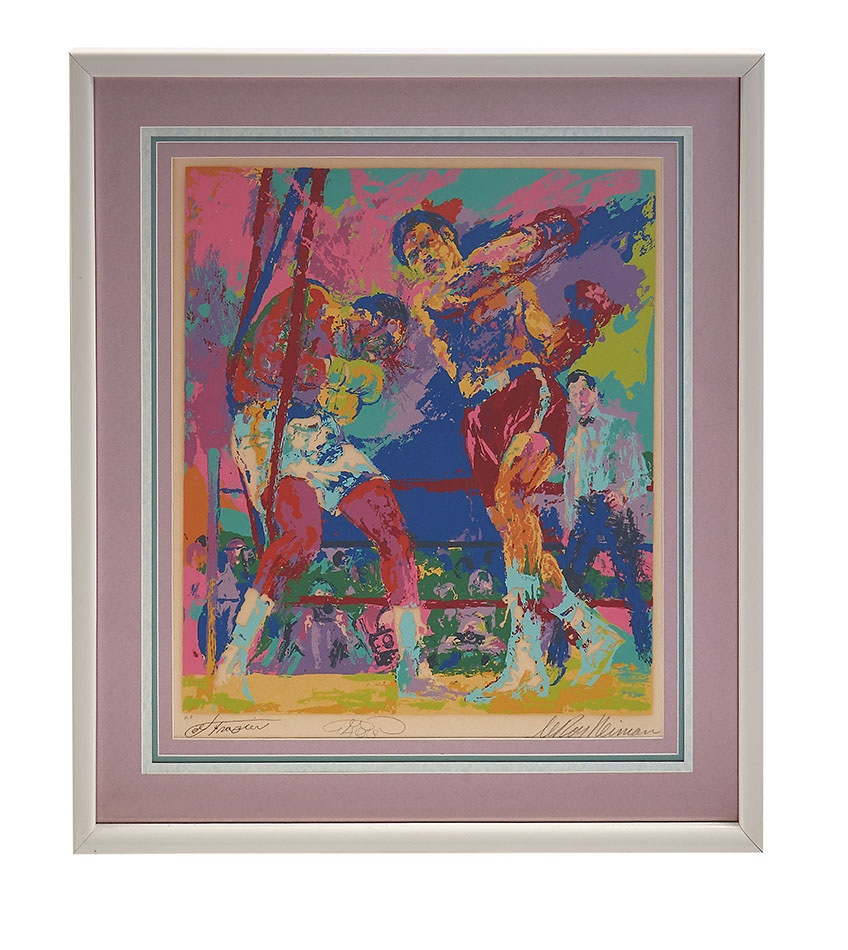 - "Frazier-Foreman Jamaica" Artist Proof Serigraph By LeRoy Neiman