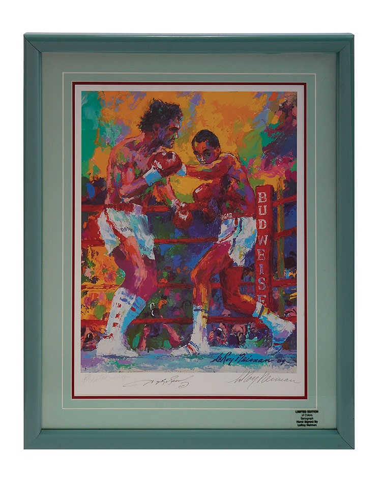 - Leonard-Duran Signed Serigraph By LeRoy Neiman