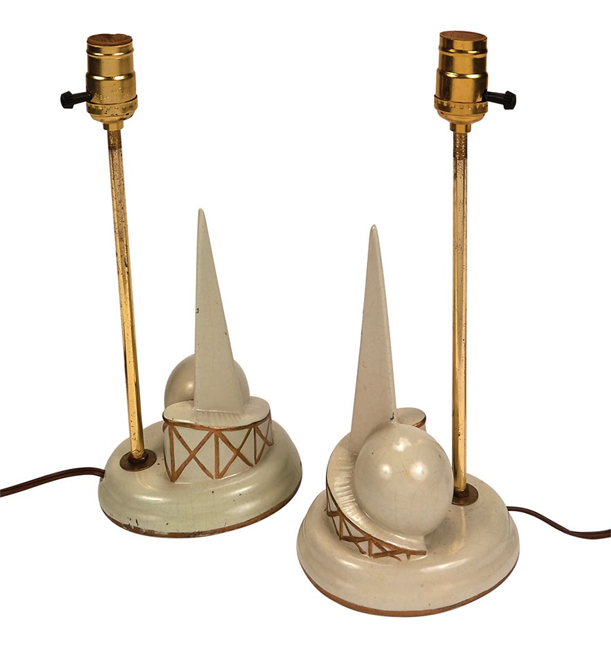 - 1939 New York World's Fair Pair of China Lamps (2)