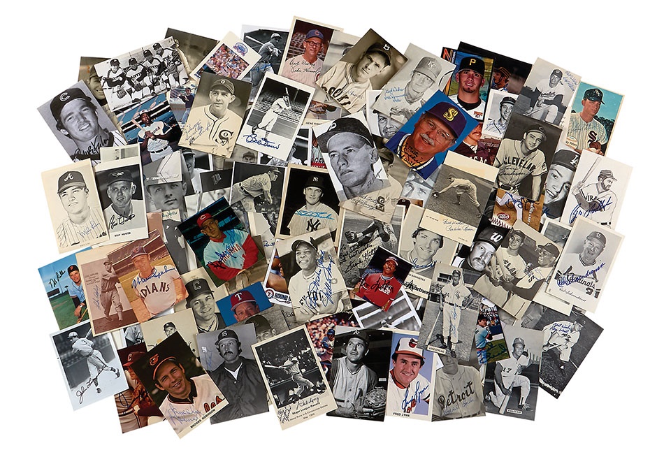 Nice Group of Baseball Signatures Including Hall of Famers (430+)
