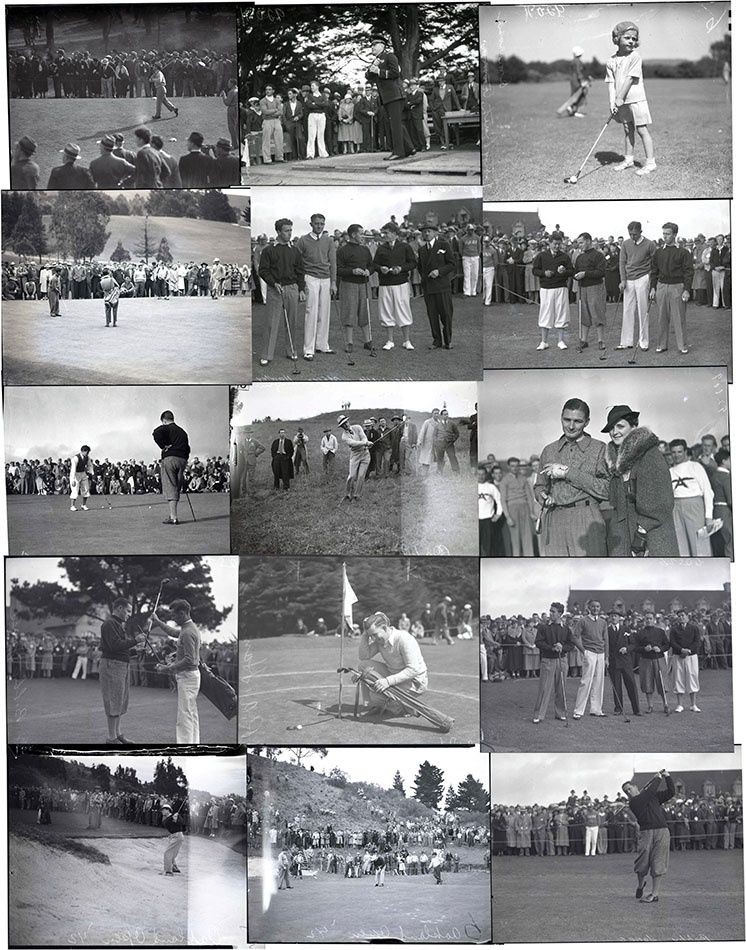 The San Francisco Examiner Collection - 1930's Bobby Jones & Original Golf Negatives (360+)
