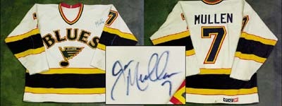 - 1980's Joe Mullen St. Louis Blues Game Worn Jersey