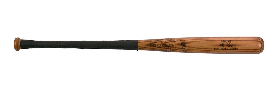 Whitey Herzog Game Used Baseball Bat