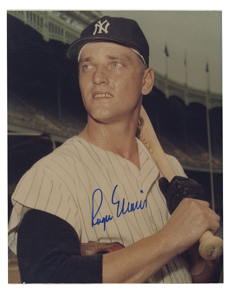 Mantle and Maris - Mint Roger Maris Signed 8 x 10 Photo