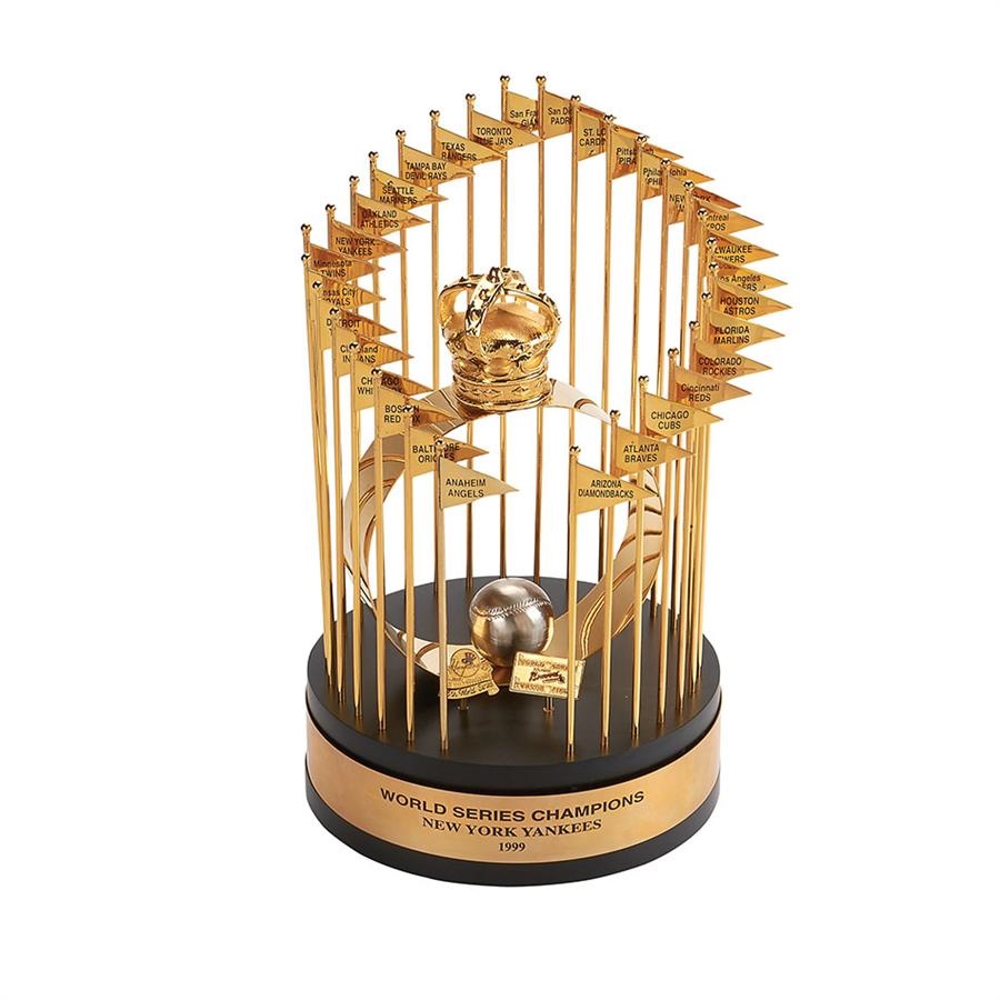 NY Yankees, Giants & Mets - 1999 New York Yankees World  Series Trophy (12")