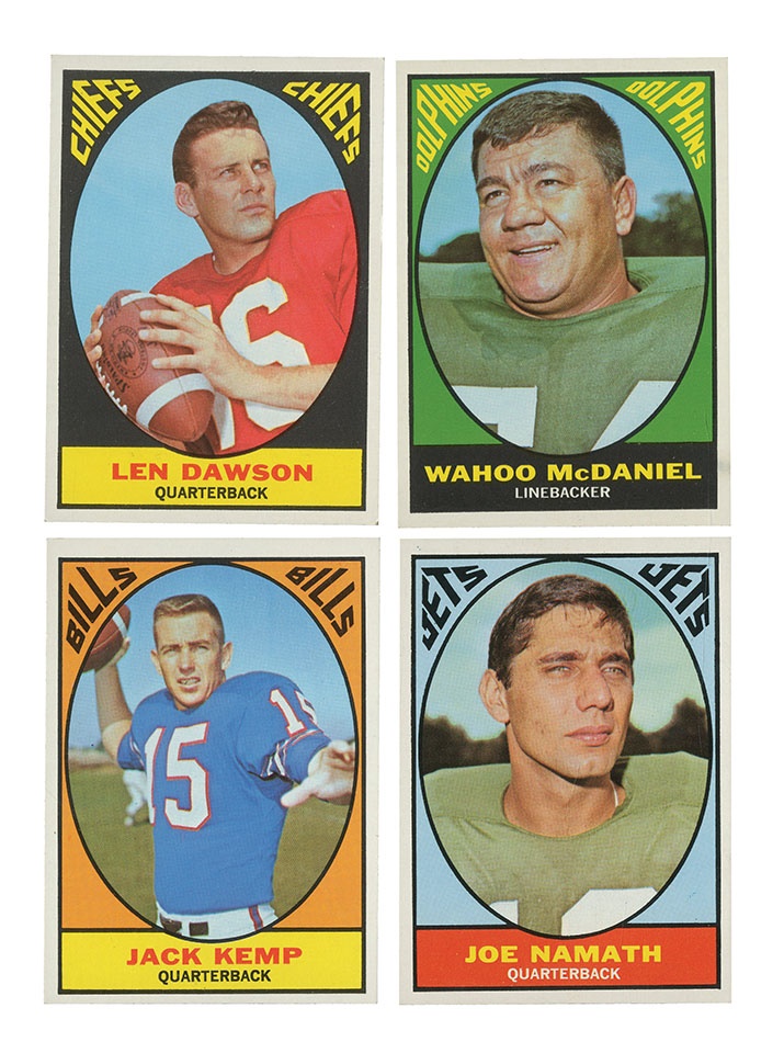 Sports and Non Sports Cards - 1967 Topps Football Set High Grade