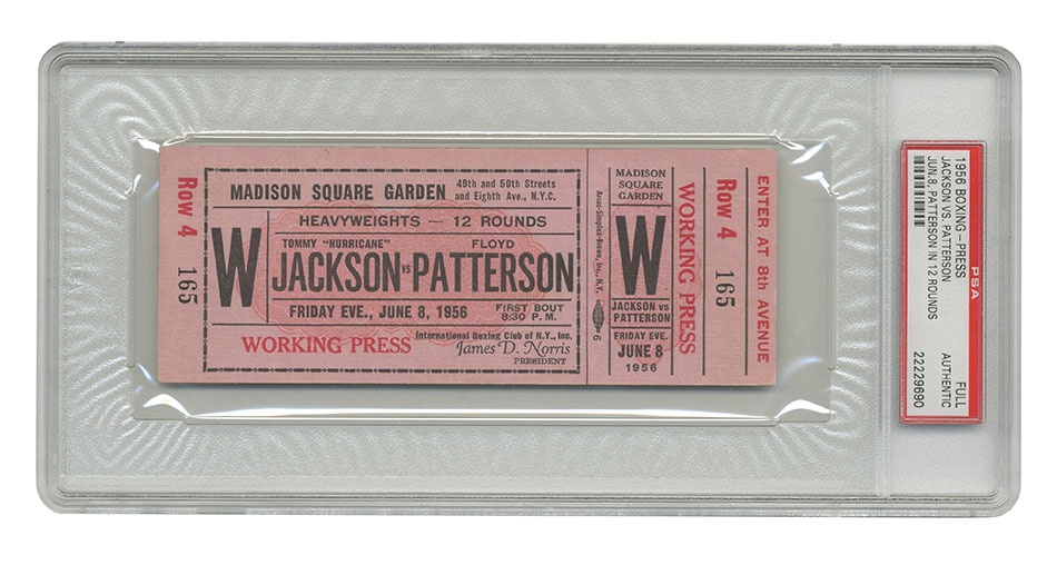 - Patterson Vs Jackson Full Ticket (1956)
