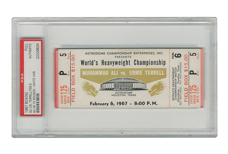 Muhammad Ali & Boxing - Ali Vs Terrell Full Ticket (1967)