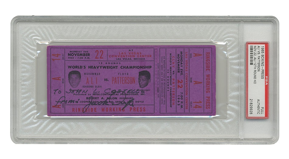 Muhammad Ali & Boxing - Ali vs. Patterson I Full Ticket (1965)