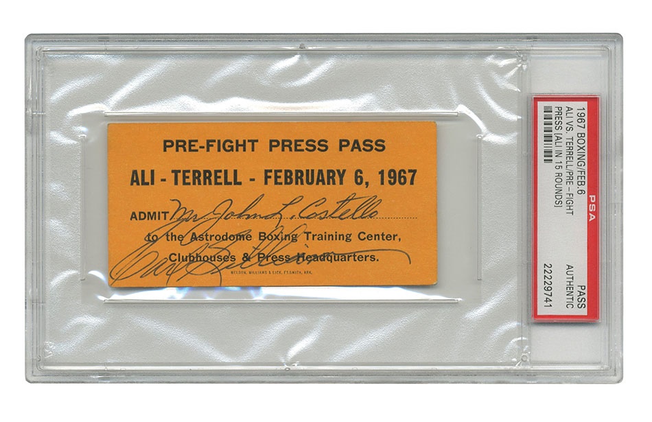 Muhammad Ali & Boxing - Ali Vs. Terrell Pre Fight Press Pass