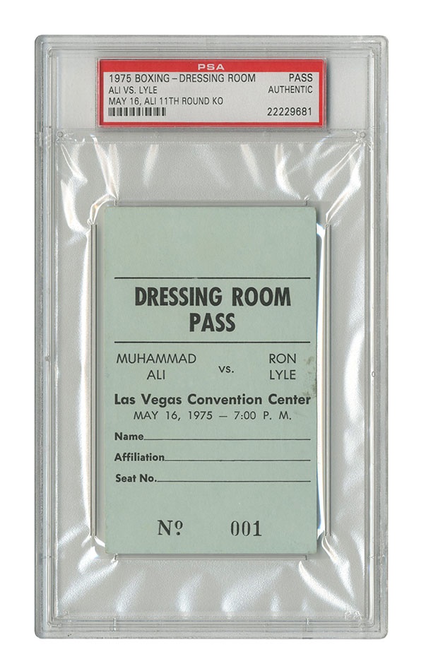 - Ali Vs. Lyle Dressing Room Pass