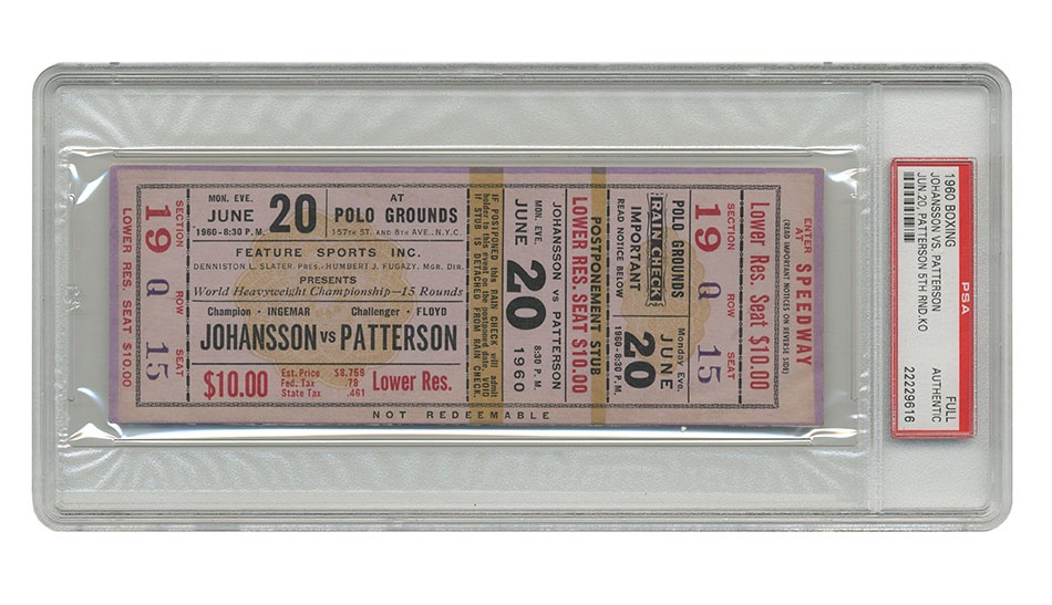 Patterson Vs. Johansson II Full Ticket