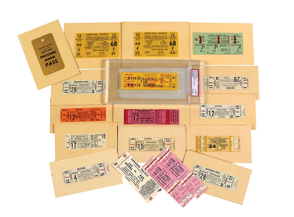 - 1970s Heavyweight Ticket Lot (15+)