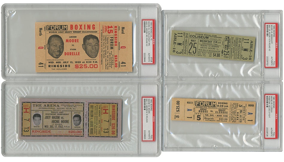 Archie Moore Ticket Lot (4)