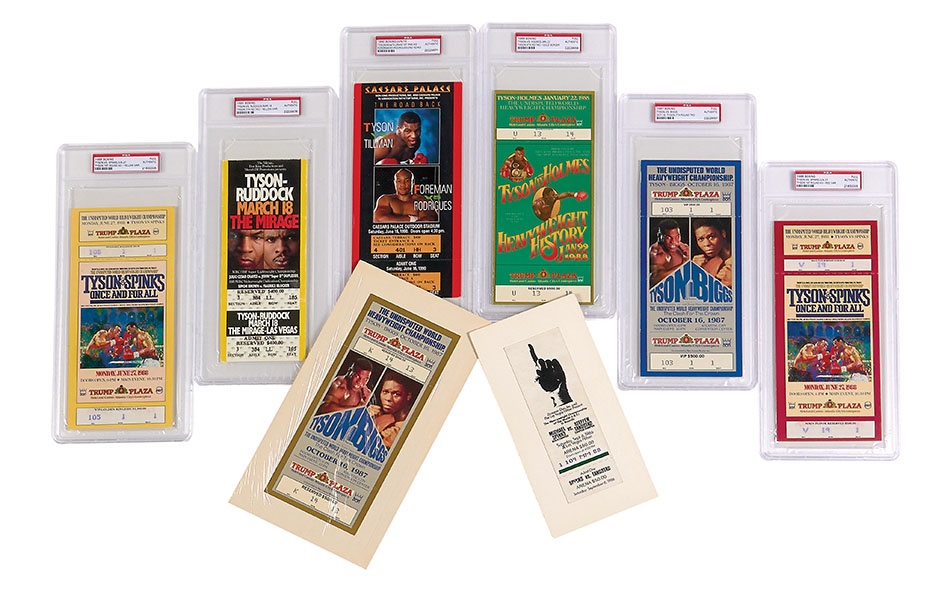 Muhammad Ali & Boxing - Mike Tyson Full Ticket Lot (8)