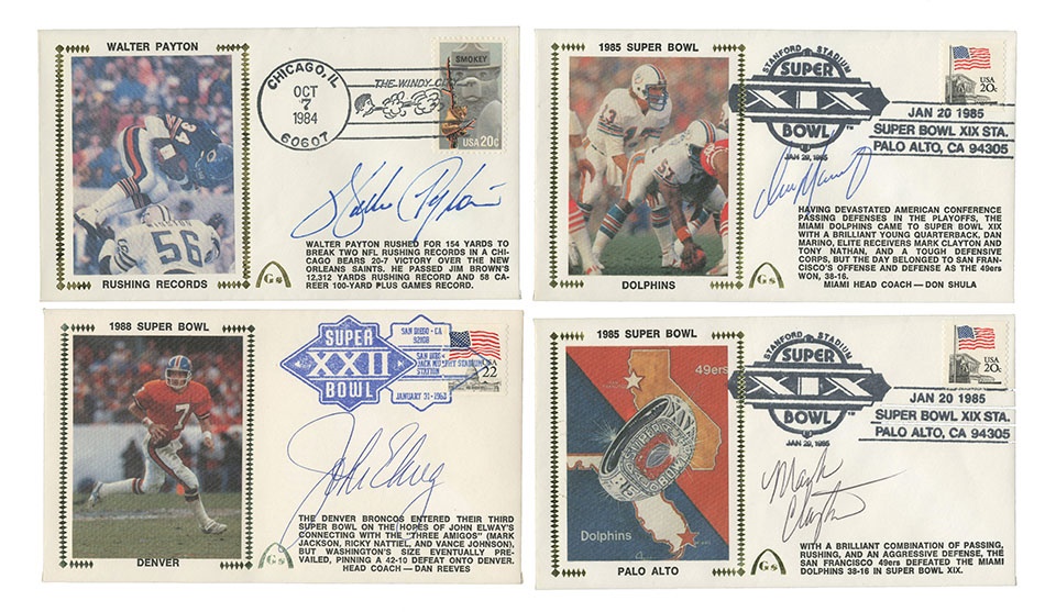Gateway Cover Football Collection Including Walter Payton (4)
