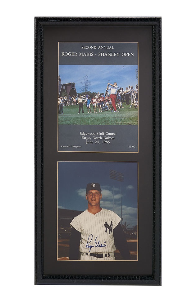 Mantle and Maris - Roger Maris Signed 8 x 10 Photo