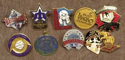 Jewelry and Pins - All Star Game Press Pins (10)