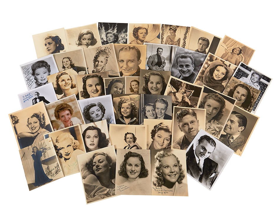 Rock And Pop Culture - Extensive 1930s Hollywood Signed Photo Collection (39)