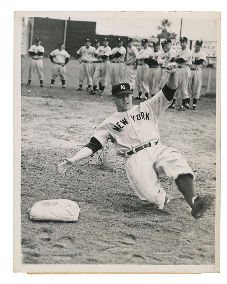 One of the Earliest Mickey Mantle Yankee Photos