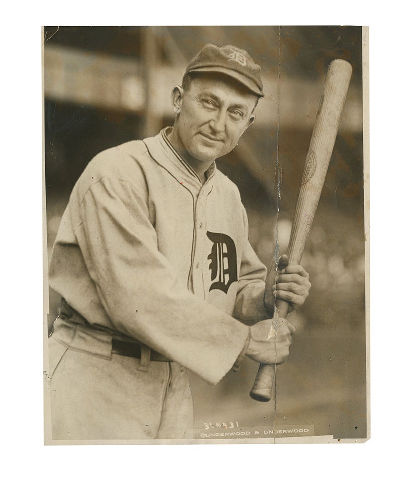 Sports Vintage Photography - 1925 Ty Cobb Vintage Photo